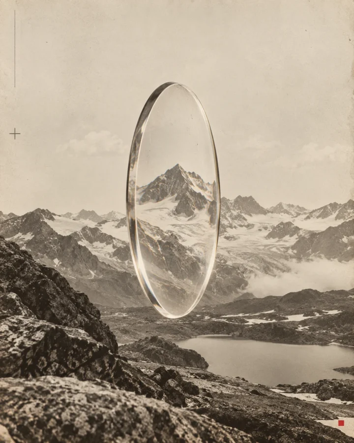 FRANZ Editorial-Artwork „The Lens“ – SEE THROUGH.