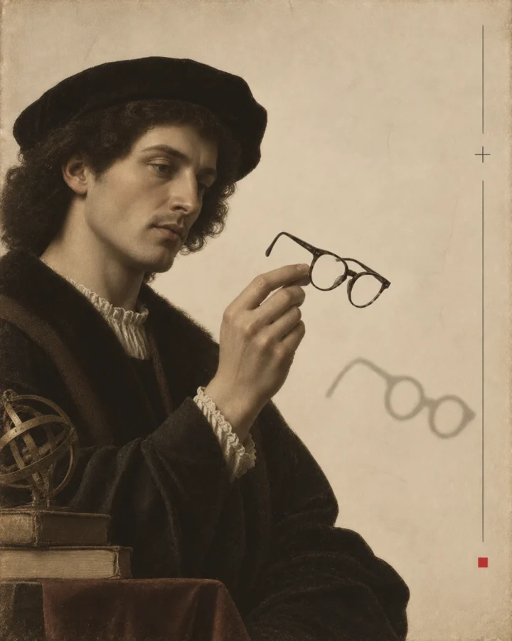 FRANZ Editorial-Artwork „The Optician“ – VISION, RECONSIDERED.